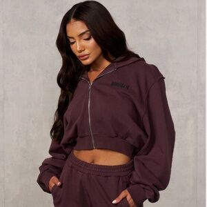 YoungLA W548 Rebel Crop Zip Up